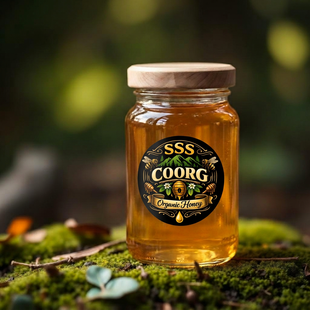 Coorg Organic Honey 250 ML jar