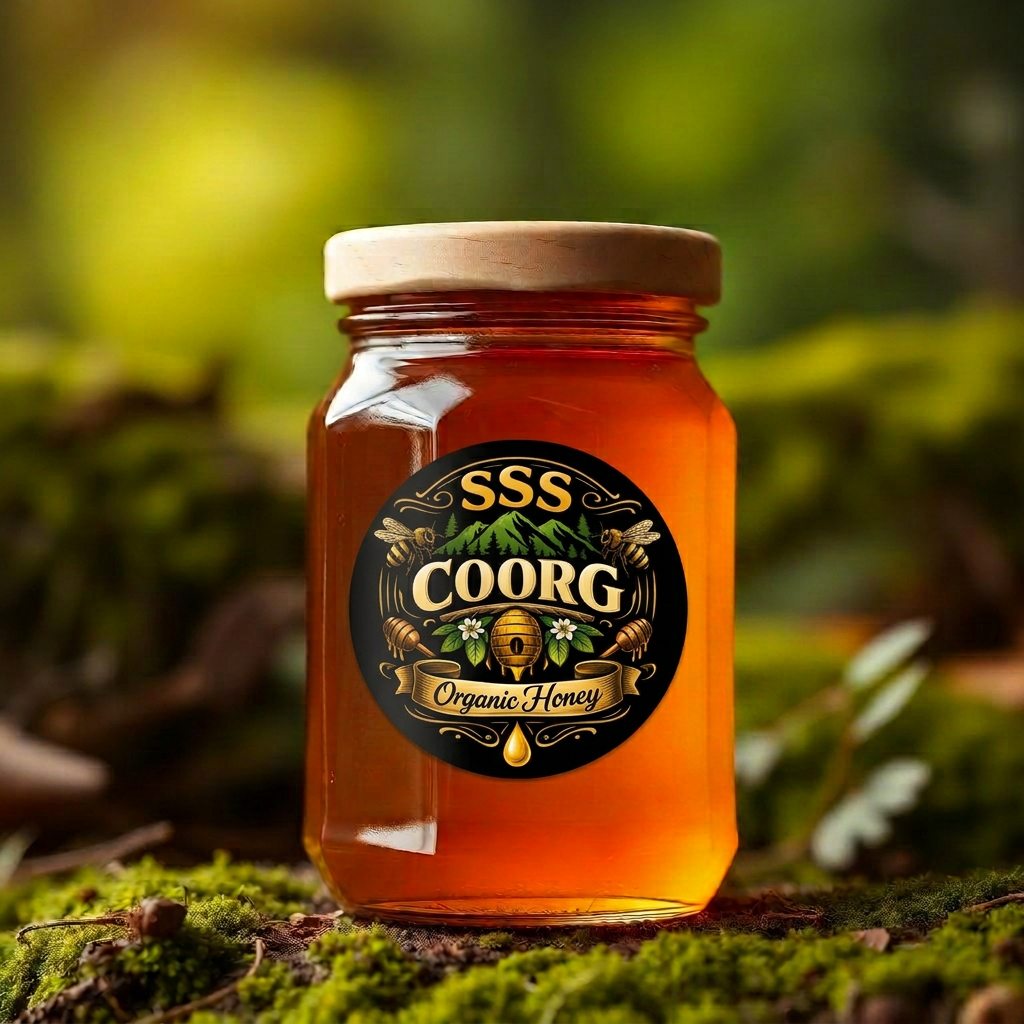 Coorg Organic Honey 500 ML jar